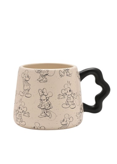 Disney Mickey Shapes White & Black Character Mug