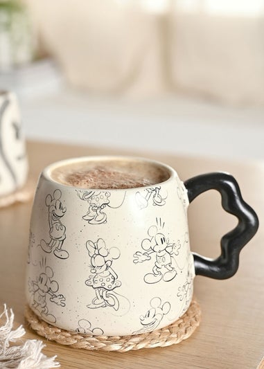 Disney Mickey Shapes White & Black Character Mug