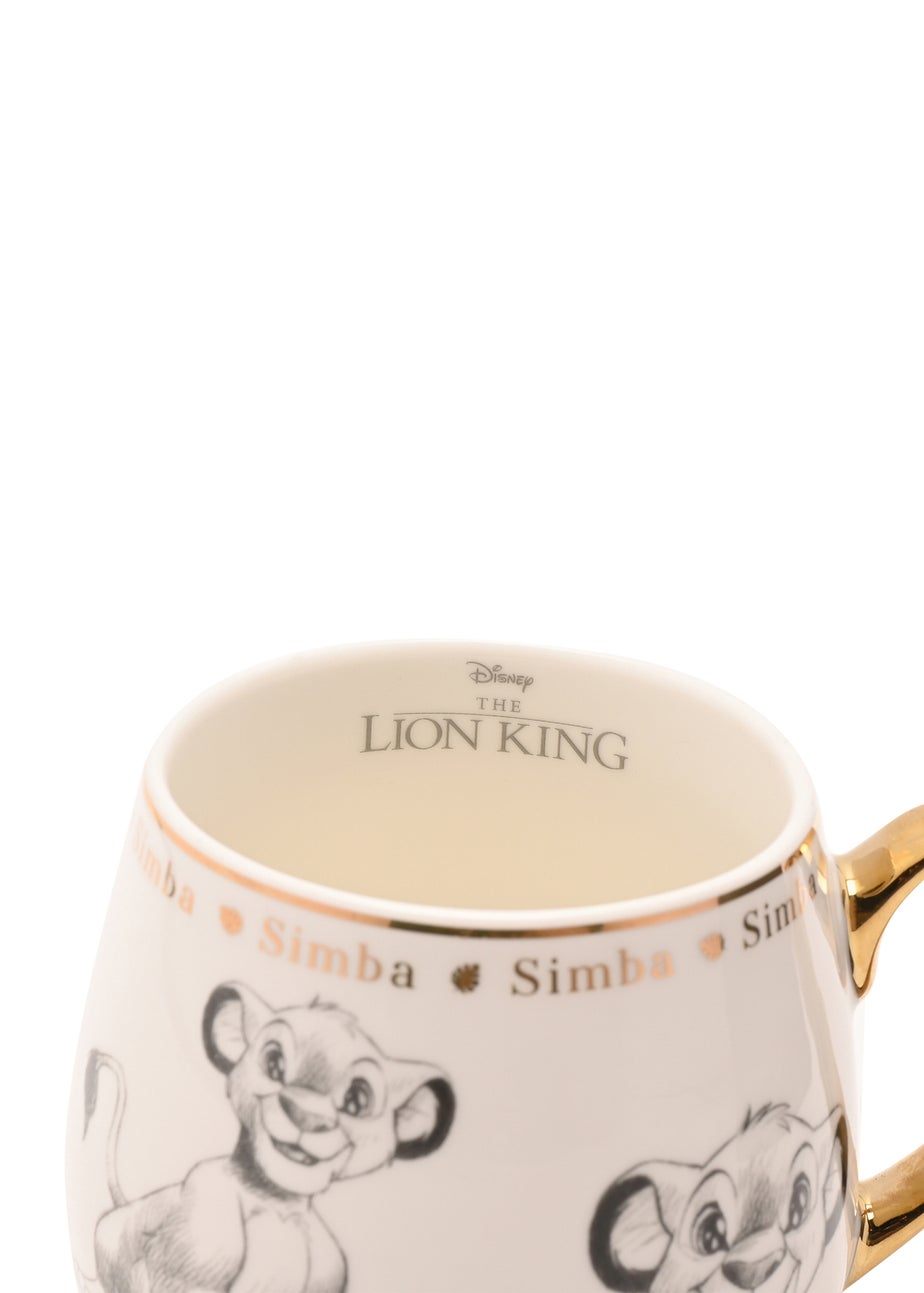 Disney Classic Collectable White Mug Simba