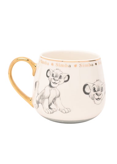 Disney Classic Collectable White Mug Simba