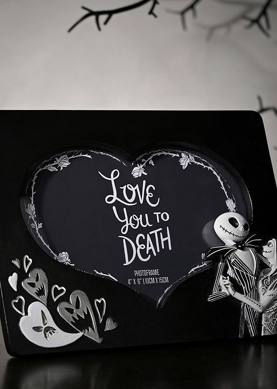 Disney Nightmare Before Christmas Black Frame Love You To Death