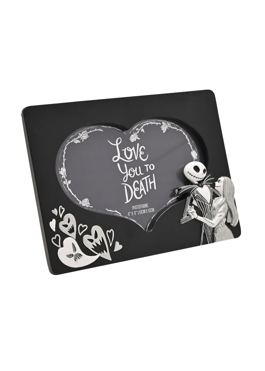 Disney Nightmare Before Christmas Black Frame Love You To Death