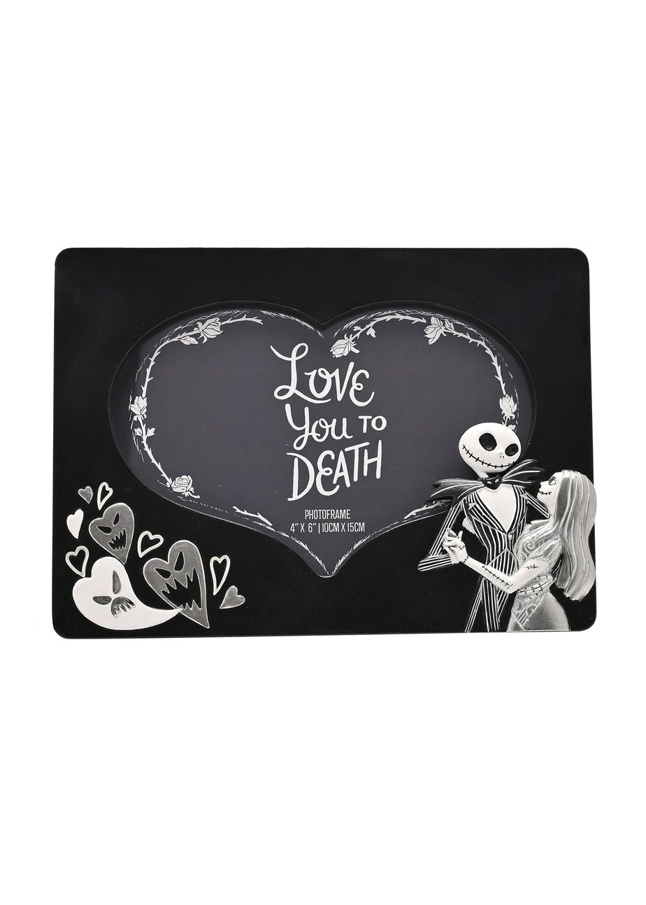 Disney Nightmare Before Christmas Black Frame Love You To Death