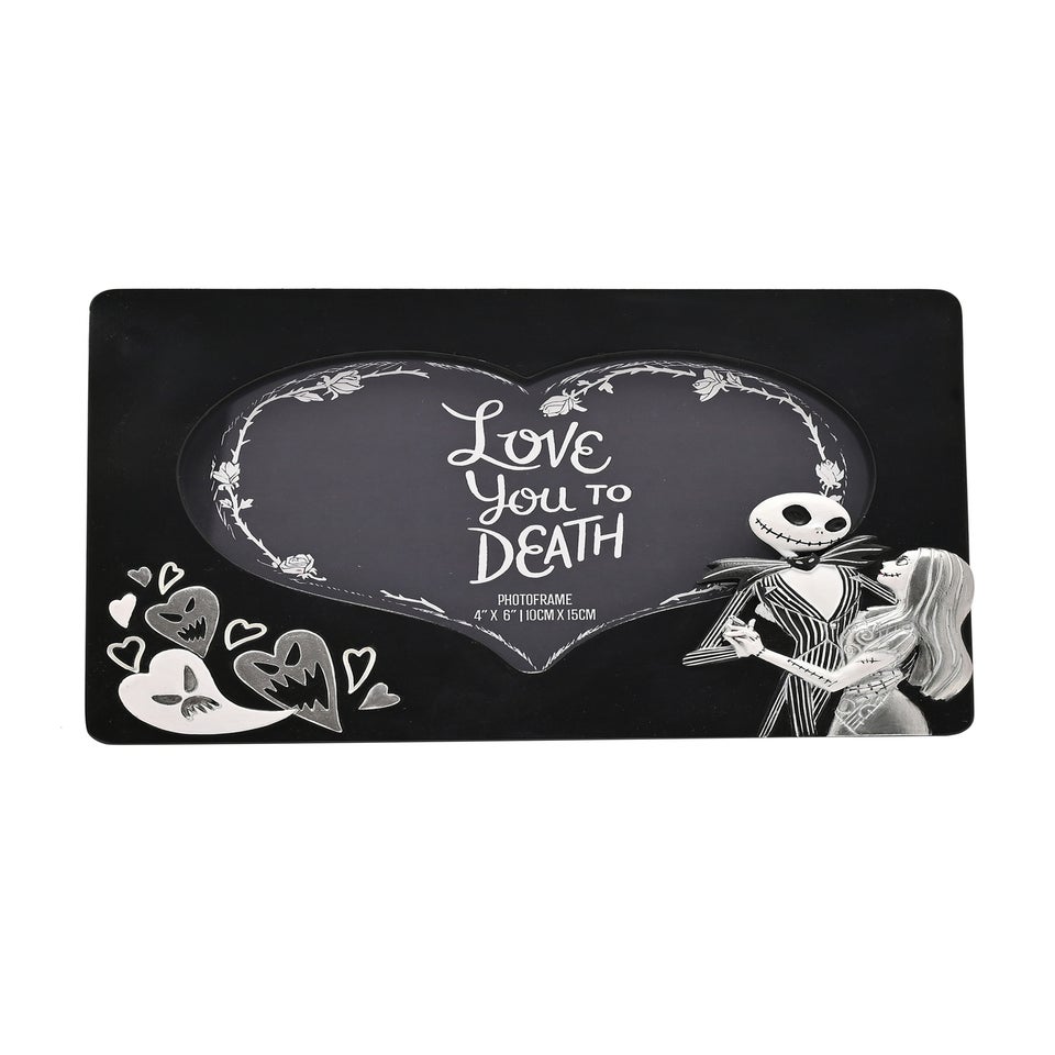 Disney Nightmare Before Christmas Black Frame Love You To Death
