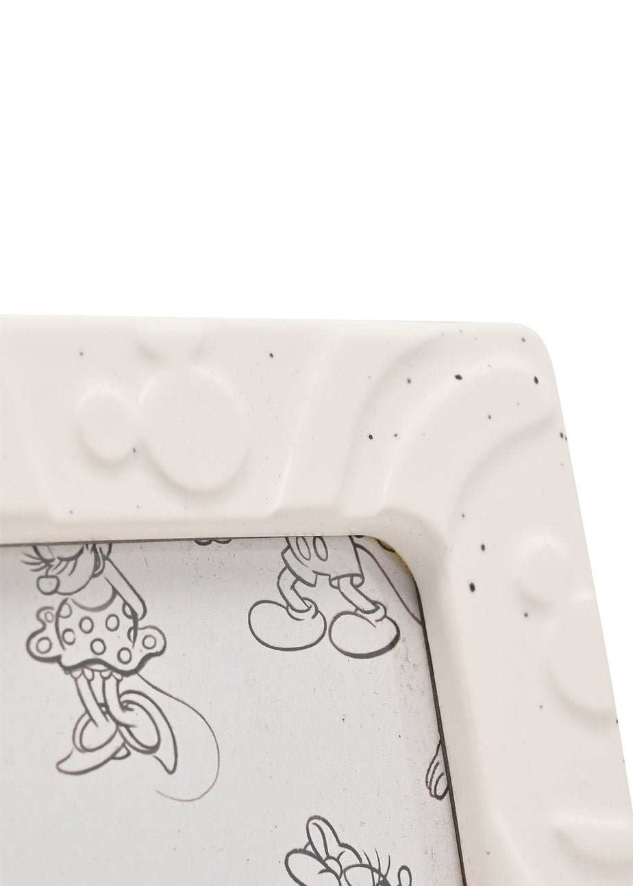 Disney Mickey Shapes Embossed White Photo Frame