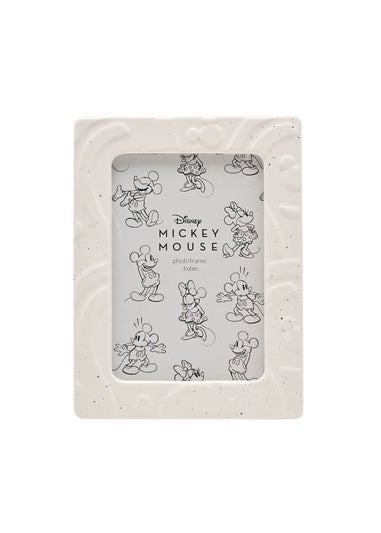 Disney Mickey Shapes Embossed White Photo Frame