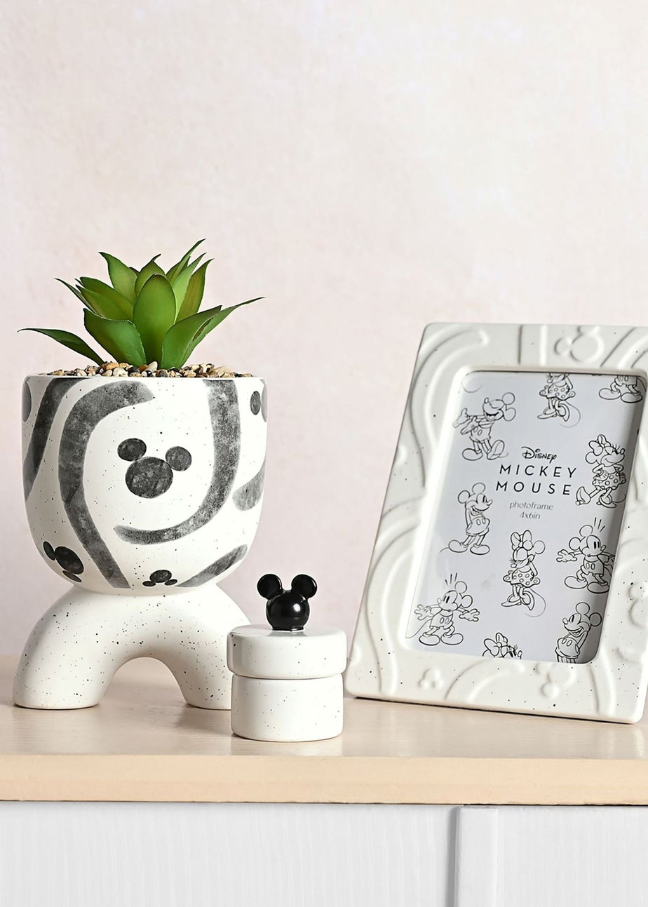 Disney Mickey Shapes Embossed White Photo Frame