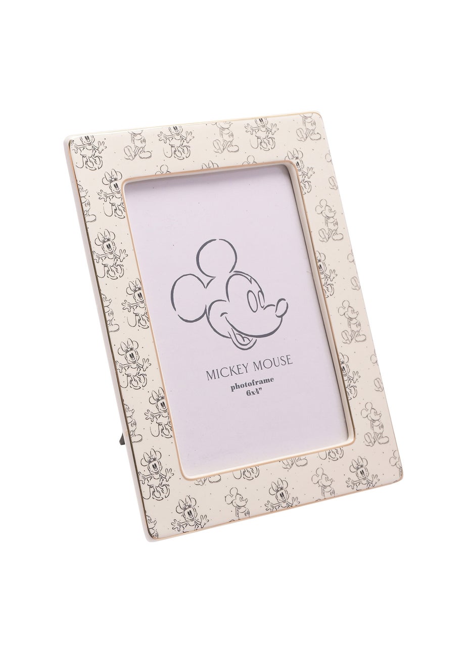 Disney Mickey & Minnie Ceramic Cream Frame