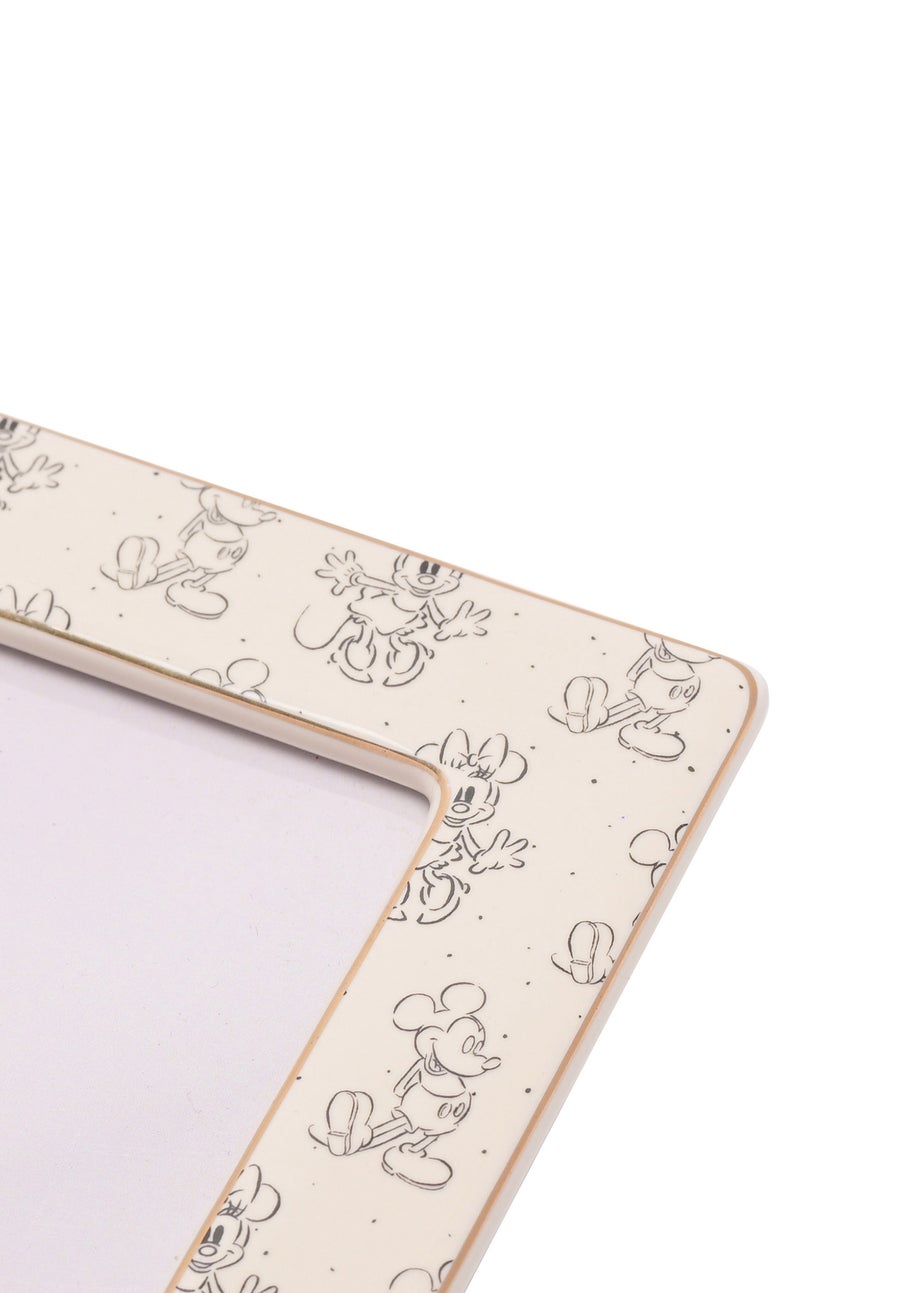 Disney Mickey & Minnie Ceramic Cream Frame