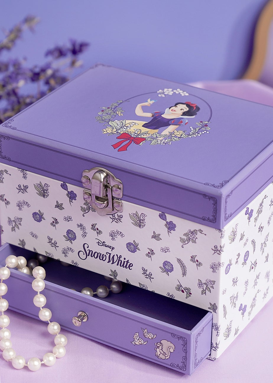Disney Pastel Princess Purple Musical Jewellery Box Snow White