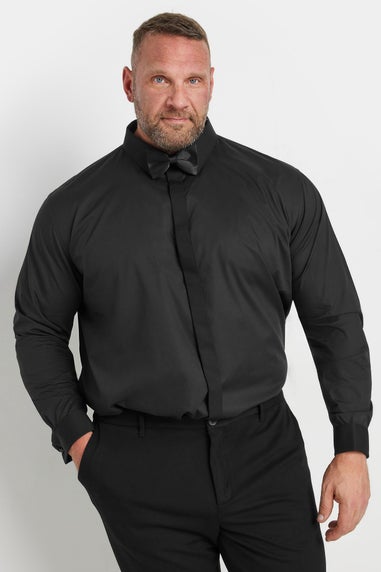 BadRhino Black Long Sleeve Formal Shirt
