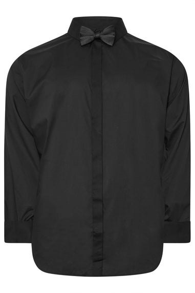 BadRhino Black Long Sleeve Formal Shirt