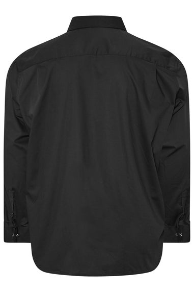 BadRhino Black Long Sleeve Formal Shirt
