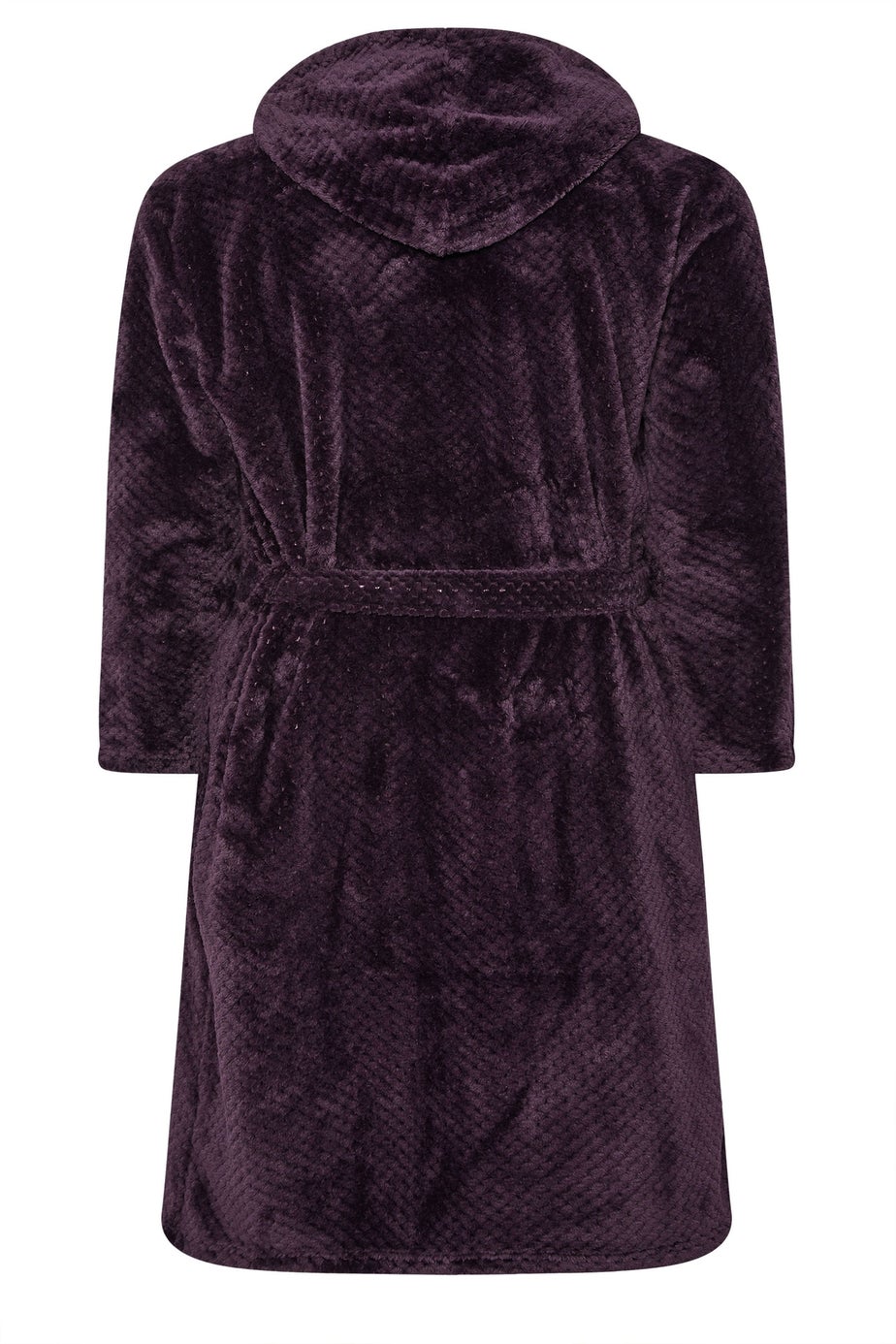 BadRhino Purple Textured Dressing Gown