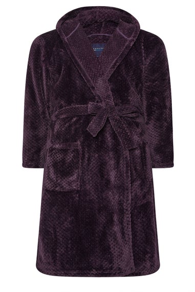 BadRhino Purple Textured Dressing Gown