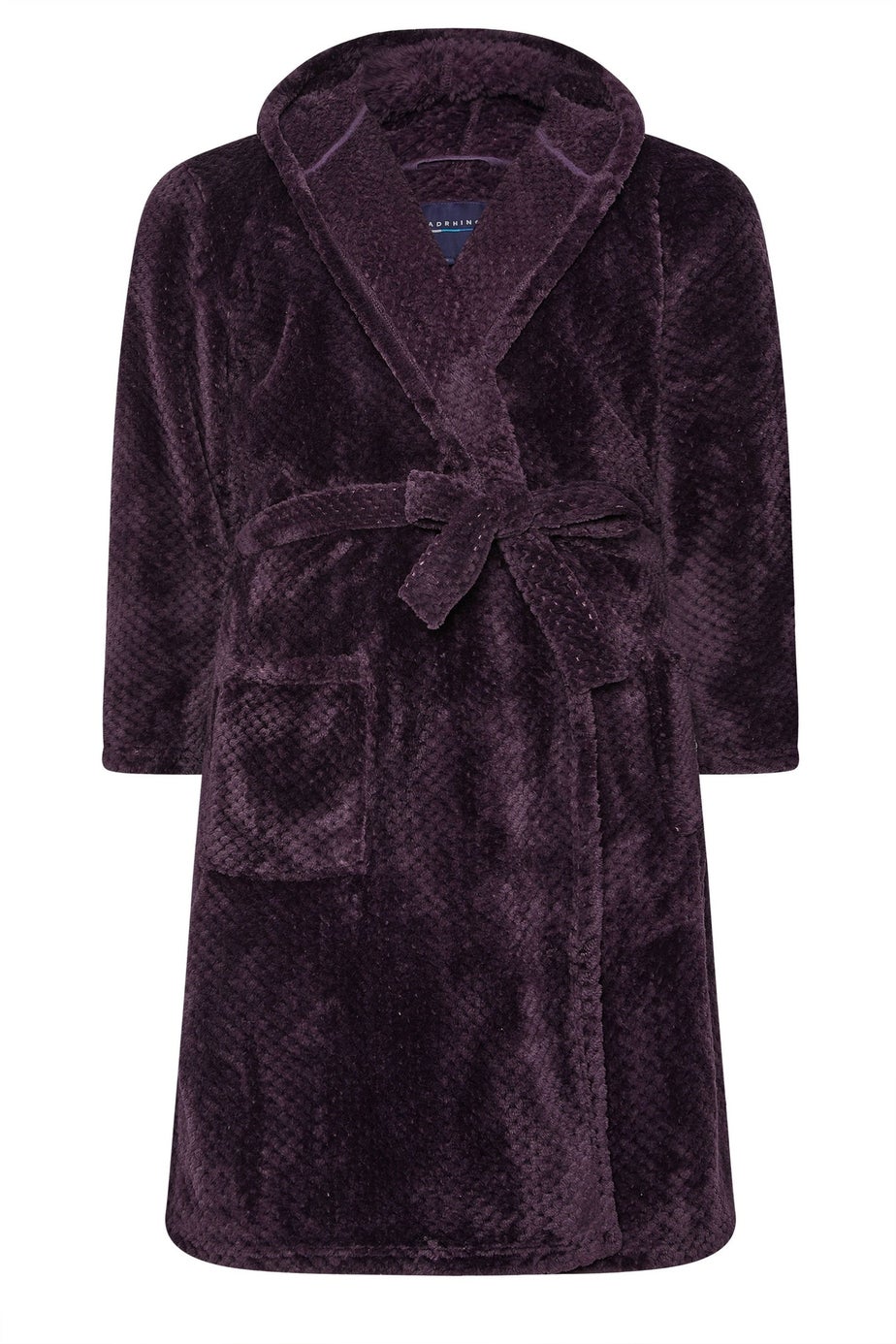 BadRhino Purple Textured Dressing Gown
