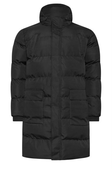 BadRhino Black Longline Puffer Jacket