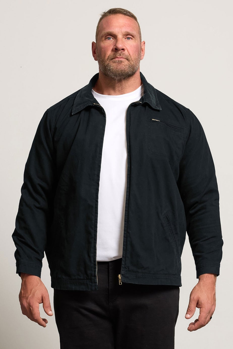 BadRhino Black Canvas Worker Jacket
