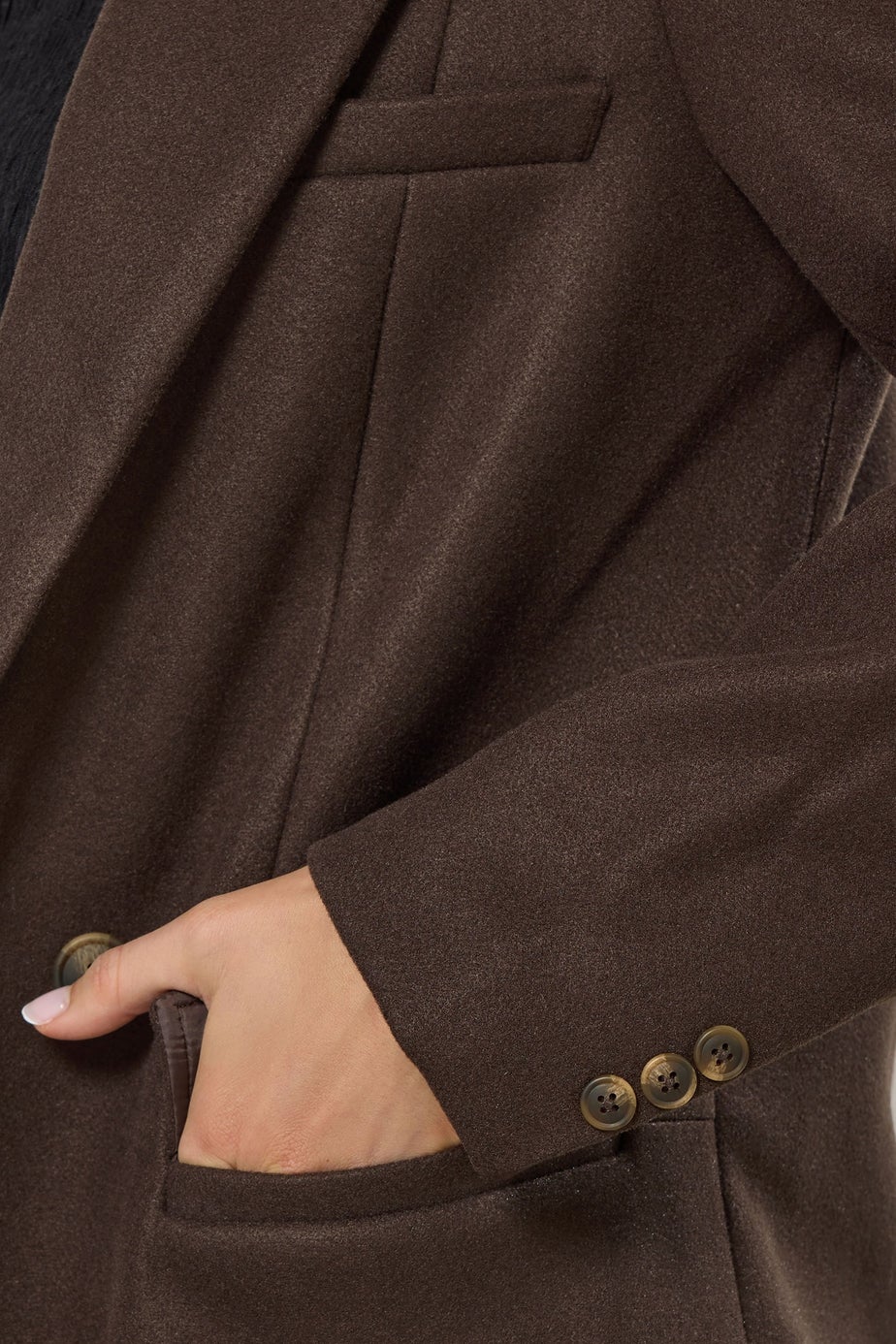 Long Tall Sally Chocolate Brown Longline Maxi Coat