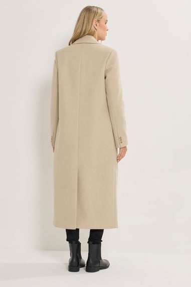 Long Tall Sally Natural Brown Longline Maxi Coat