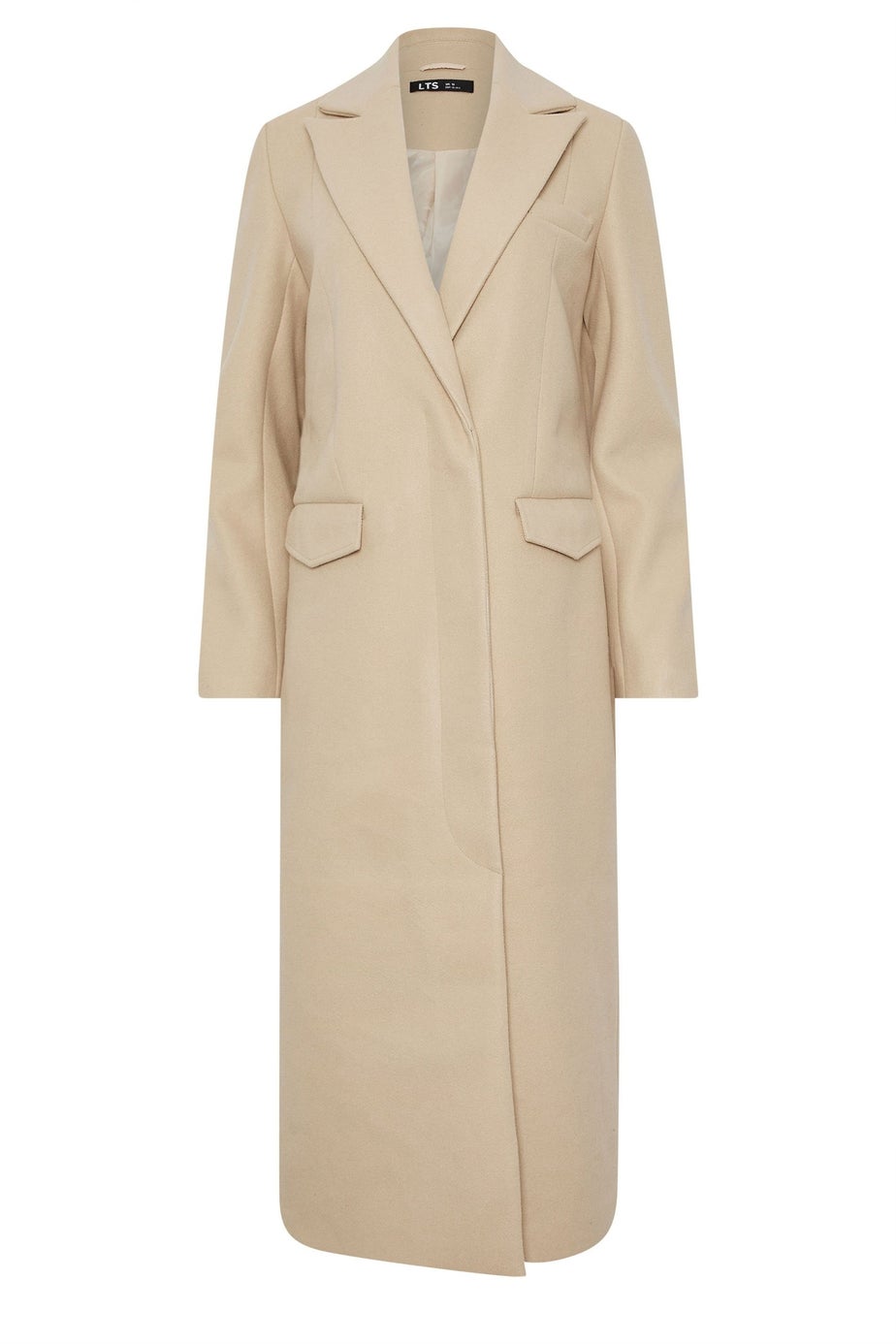 Long Tall Sally Natural Brown Longline Maxi Coat