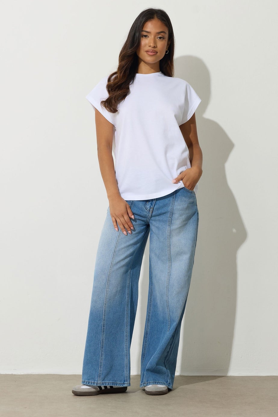 PixieGirl Petite 2 Pack Black and White T-Shirts