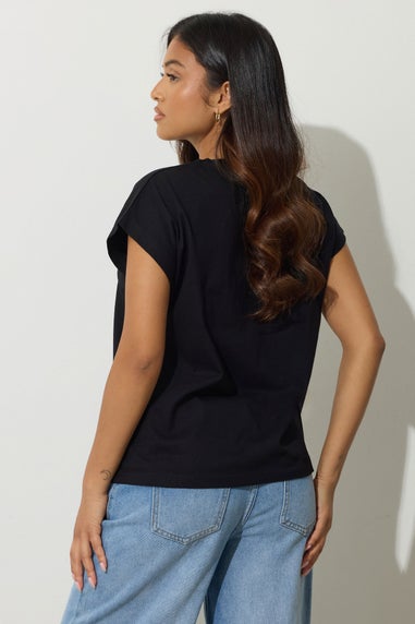 PixieGirl Petite 2 Pack Black and White T-Shirts