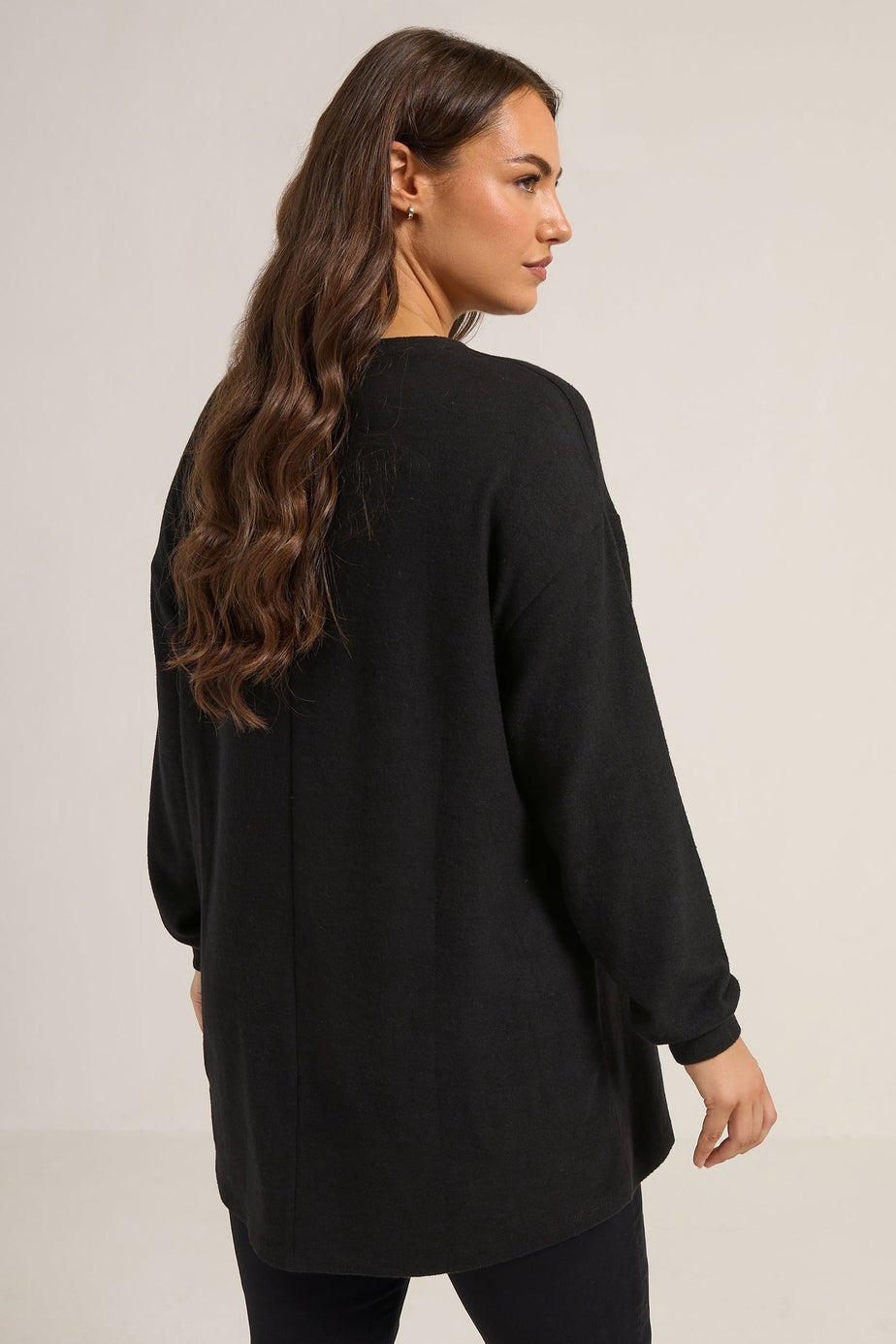 Yours Curve Black Gingerbread Man Novelty Christmas Jumper