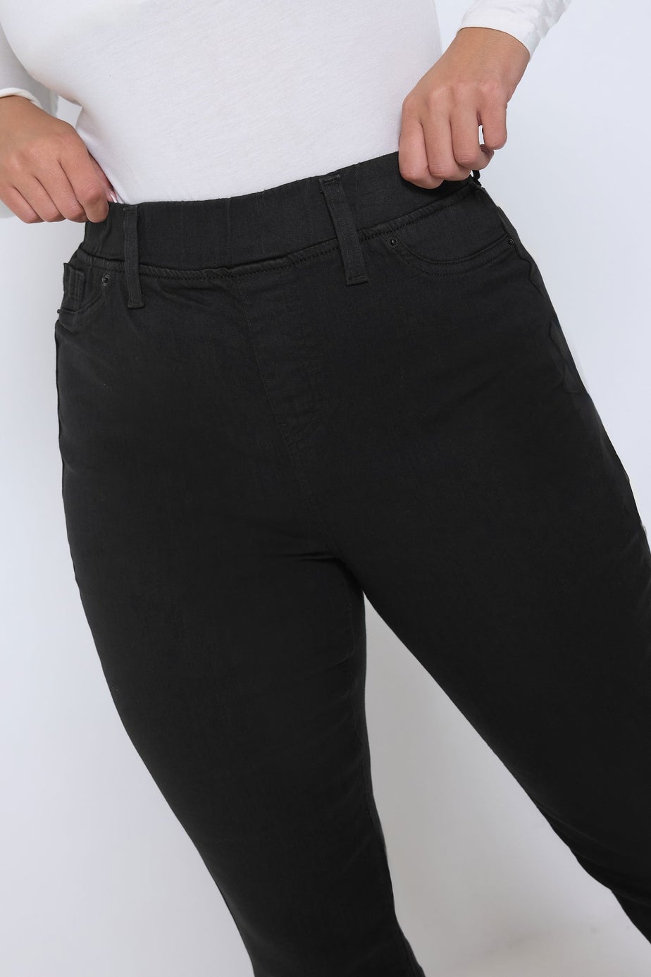 Yours Curve Black Bootcut Jeggings