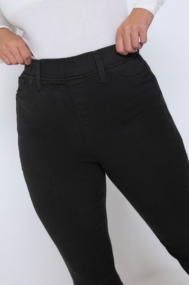 Yours Curve Black Bootcut Jeggings