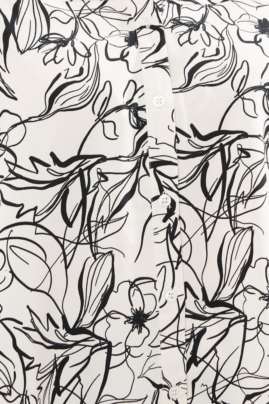 Yours Curve Cream Floral Print Blouse