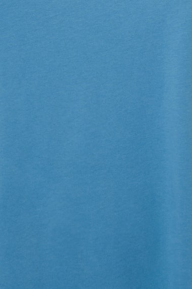 Yours Curve Blue Relaxed Longline T-Shirt