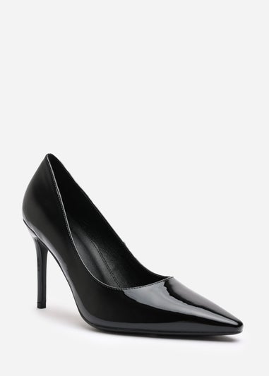 Where's That From Mireille Black Patent Stiletto Heels