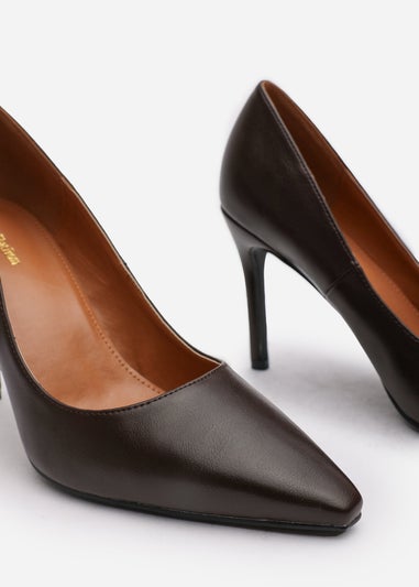 Where's That From Mireille Brown PU Stiletto Heels