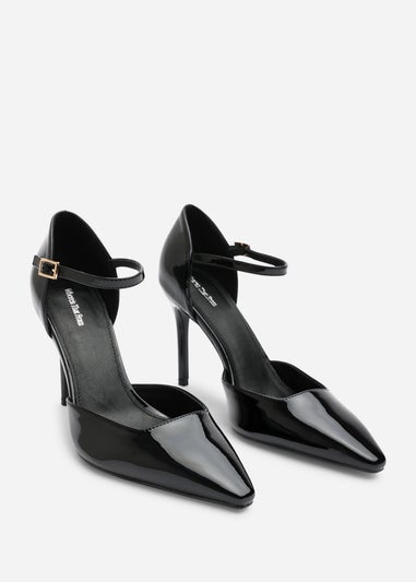 Where's That From Tiana Black Pointed Court Heels