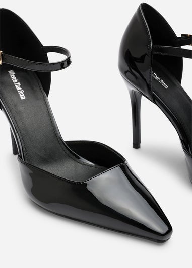 Where's That From Tiana Black Pointed Court Heels