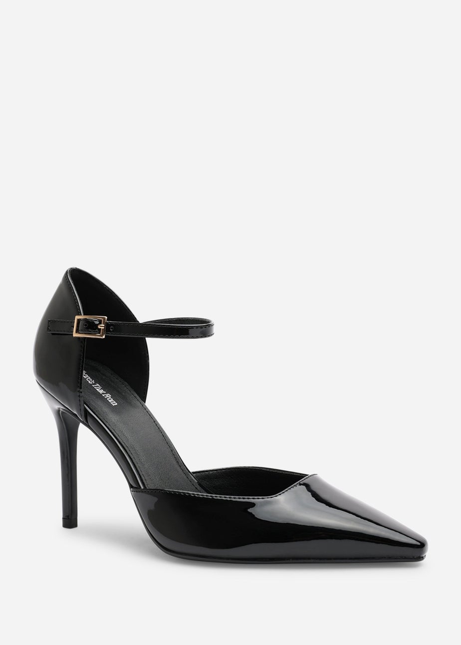 Where's That From Tiana Black Pointed Court Heels