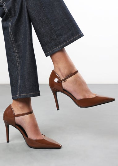 Where's That From Tiana Brown Pointed Court Heels