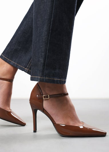 Where's That From Tiana Brown Pointed Court Heels