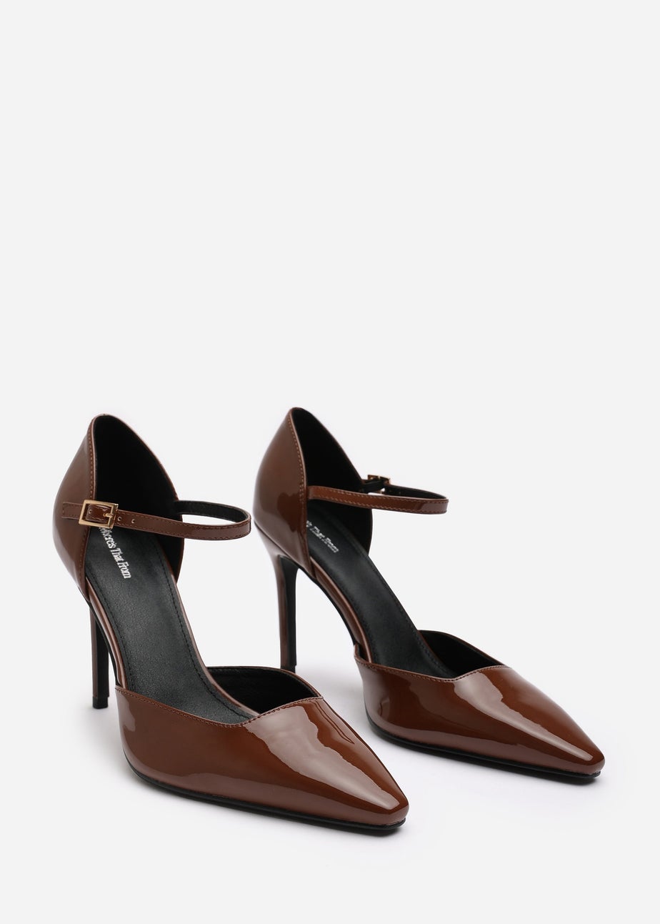 Where's That From Tiana Brown Pointed Court Heels