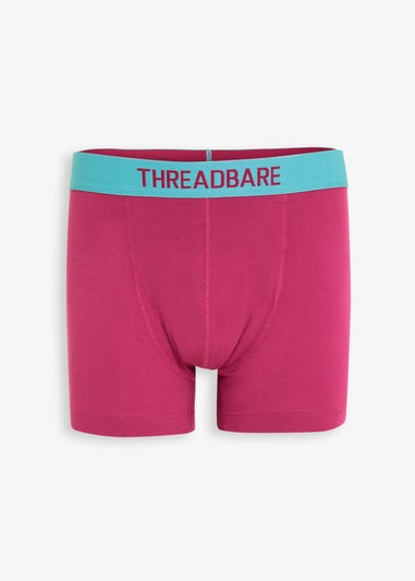 Threadbare Multi 7-Pack Contrast Hipster Fit Boxer Shorts