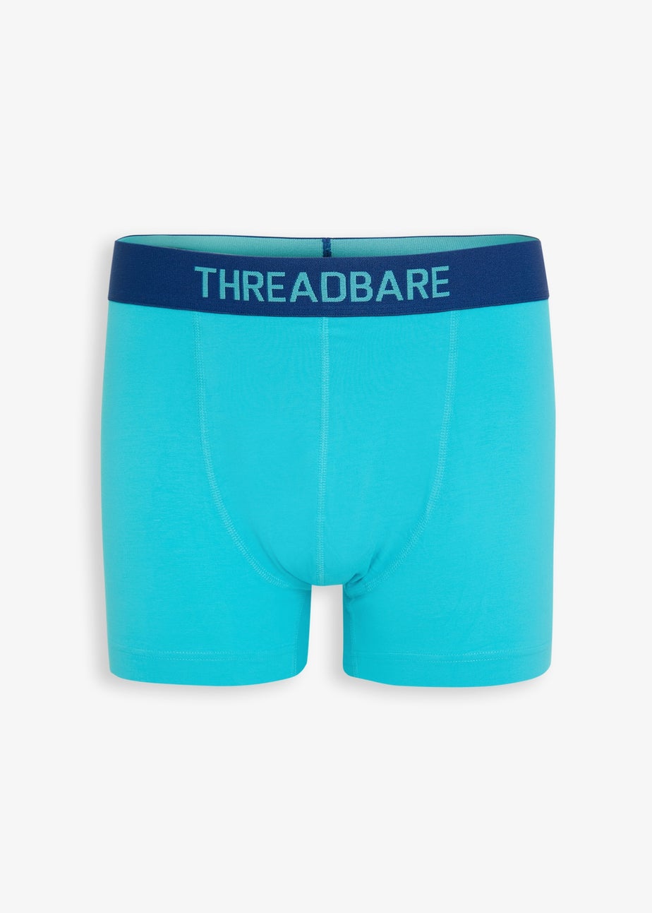 Threadbare Multi 7-Pack Contrast Hipster Fit Boxer Shorts