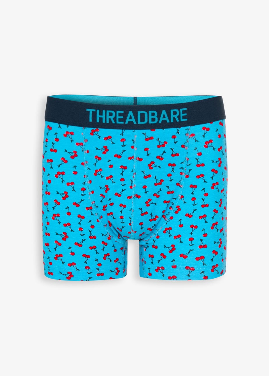 Threadbare Multi 5-Pack Fruit Print Hipster Fit Boxer Shorts