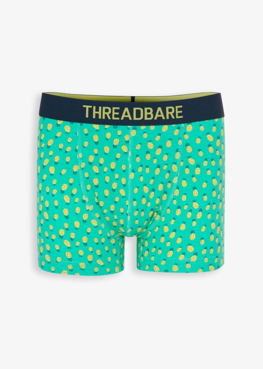Threadbare Multi 5-Pack Fruit Print Hipster Fit Boxer Shorts