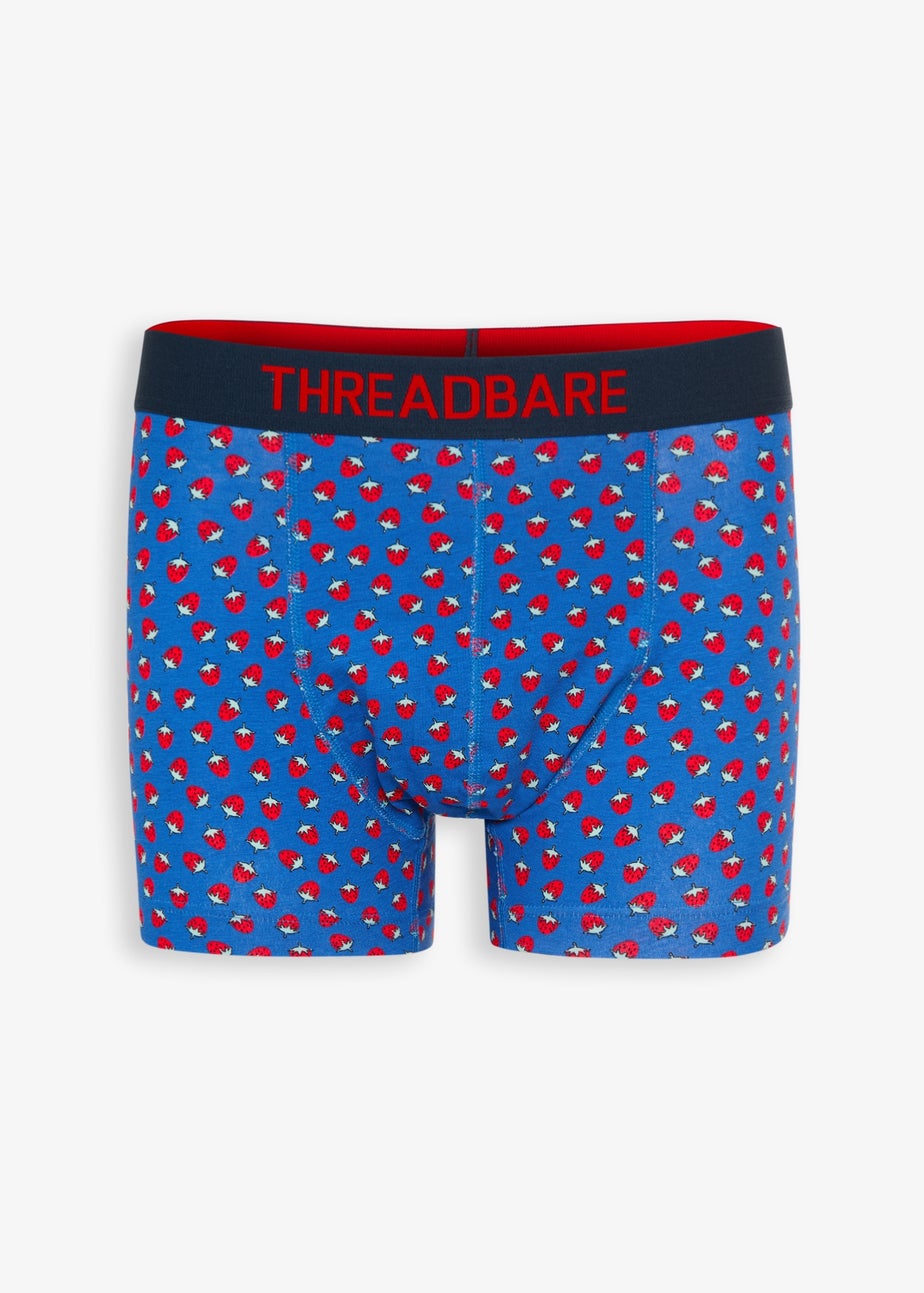 Threadbare Multi 5-Pack Fruit Print Hipster Fit Boxer Shorts