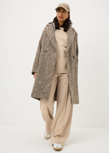 Oatmeal Soft Touch Co-ord Trousers