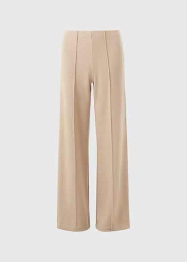 Oatmeal Soft Touch Co-ord Trousers