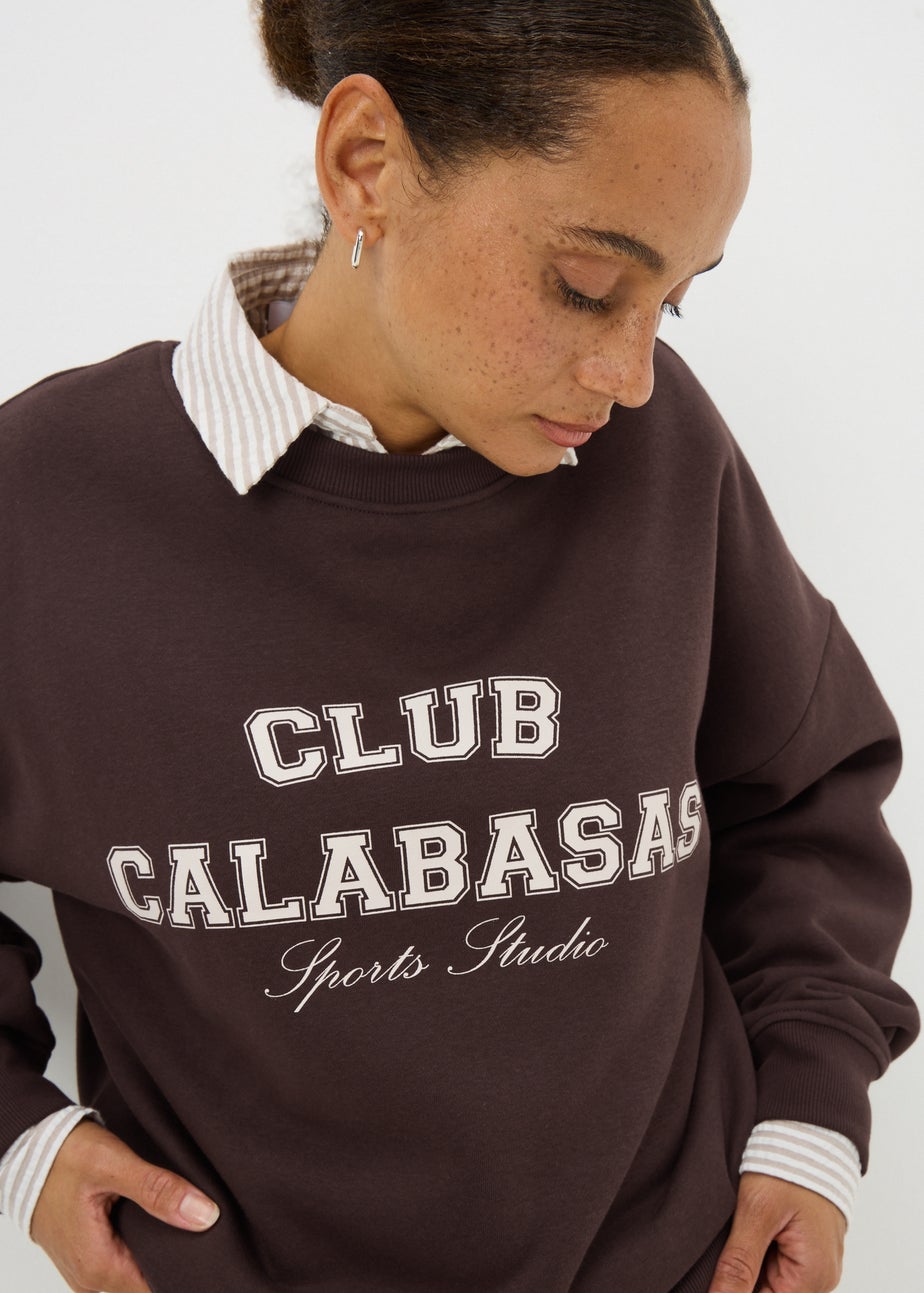 Chocolate Calabasas Graphic Sweatshirt