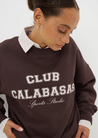 Chocolate Calabasas Graphic Sweatshirt