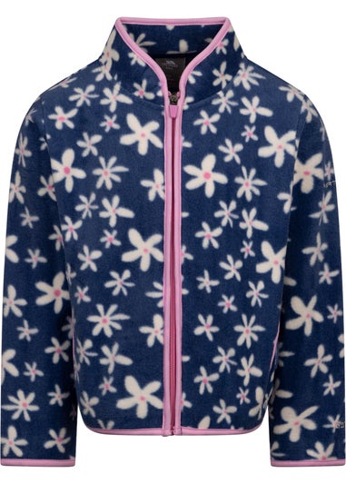 Trespass Girls Light Blue Sibyilla Fleece Jacket (2-12yrs)